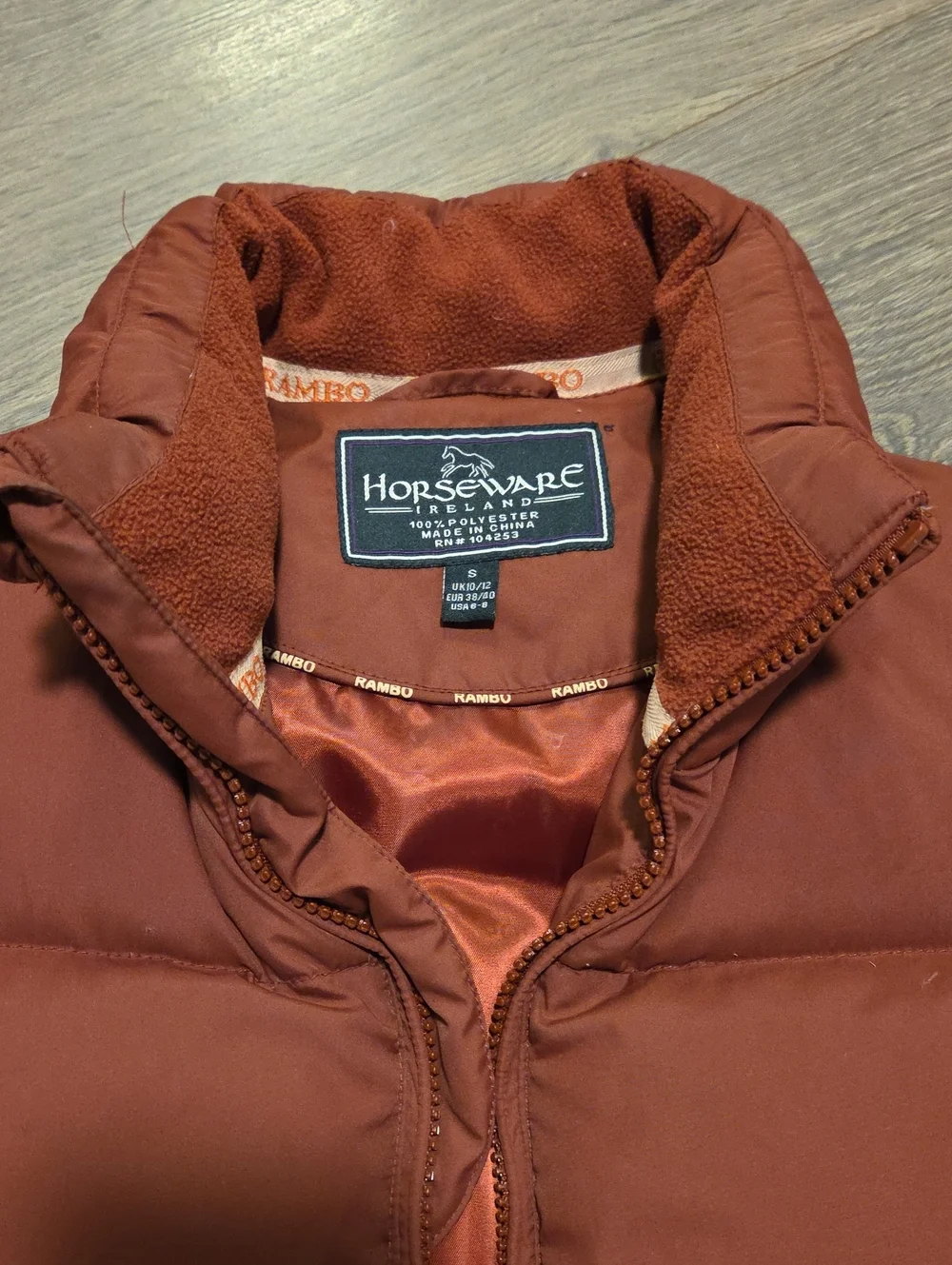Horseware Ireland Rambo Down Puffer Vest